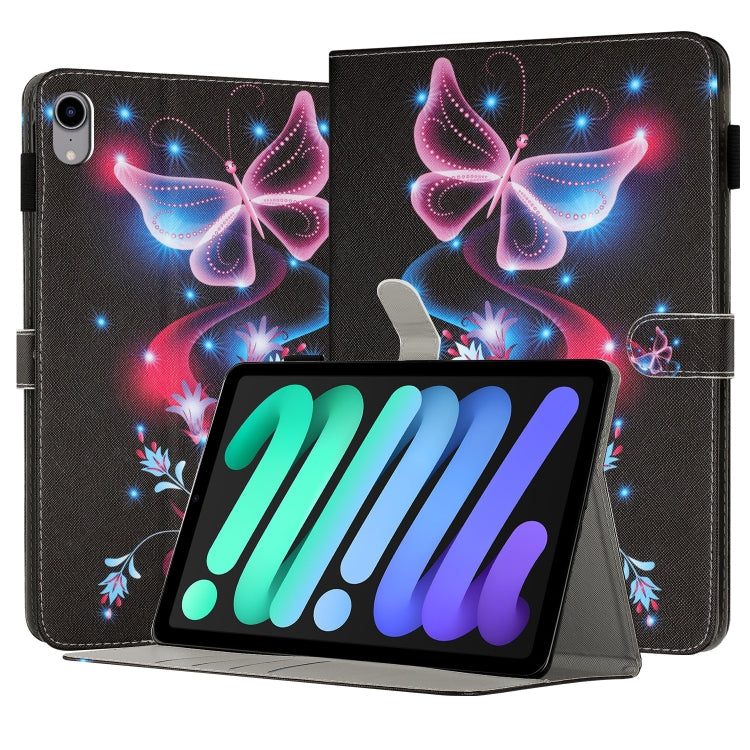 Capa Inteligente para Tablet em Pele Pintada, Para iPad mini 6 / mini 2024, Para iPad Pro 11 2022 / 2021 / 2020, Para iPad 10ª Geração 10.9 2022, Para iPad 10.2 2021 / 2020, Para iPad mini 5 / 4 / 3 / 2 / 1, Para iPad Air / Air 2 / 9.7 2017 / 2018