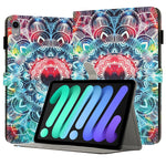 Capa Inteligente para Tablet em Pele Pintada, Para iPad mini 6 / mini 2024, Para iPad Pro 11 2022 / 2021 / 2020, Para iPad 10ª Geração 10.9 2022, Para iPad 10.2 2021 / 2020, Para iPad mini 5 / 4 / 3 / 2 / 1, Para iPad Air / Air 2 / 9.7 2017 / 2018