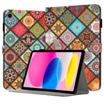 Capa Inteligente para Tablet em Pele Pintada, Para iPad mini 6 / mini 2024, Para iPad Pro 11 2022 / 2021 / 2020, Para iPad 10ª Geração 10.9 2022, Para iPad 10.2 2021 / 2020, Para iPad mini 5 / 4 / 3 / 2 / 1, Para iPad Air / Air 2 / 9.7 2017 / 2018