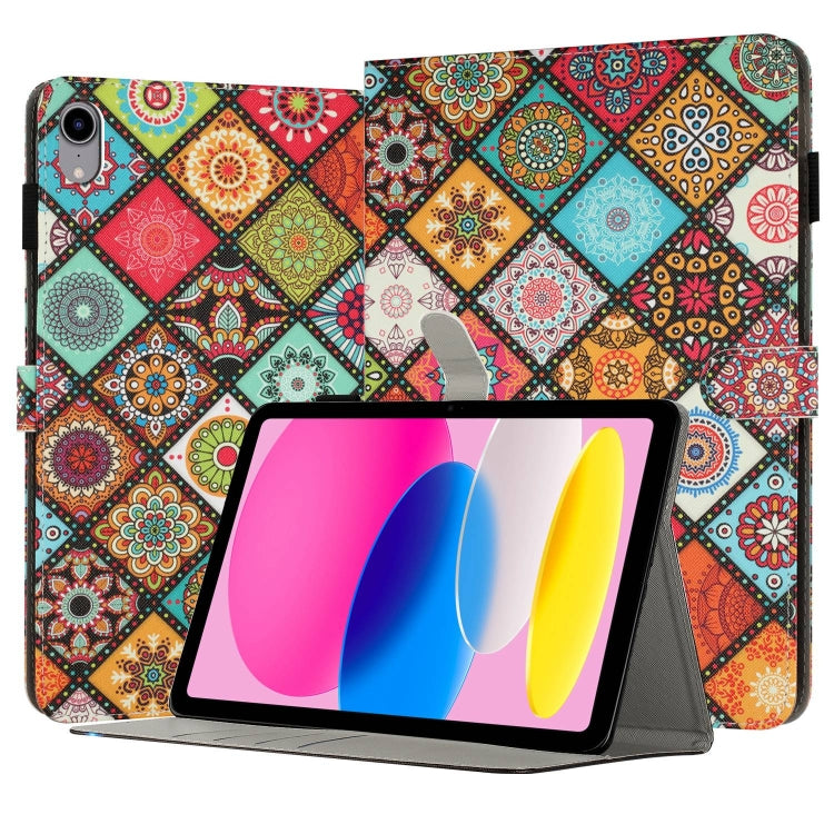 Capa Inteligente para Tablet em Pele Pintada, Para iPad mini 6 / mini 2024, Para iPad Pro 11 2022 / 2021 / 2020, Para iPad 10ª Geração 10.9 2022, Para iPad 10.2 2021 / 2020, Para iPad mini 5 / 4 / 3 / 2 / 1, Para iPad Air / Air 2 / 9.7 2017 / 2018