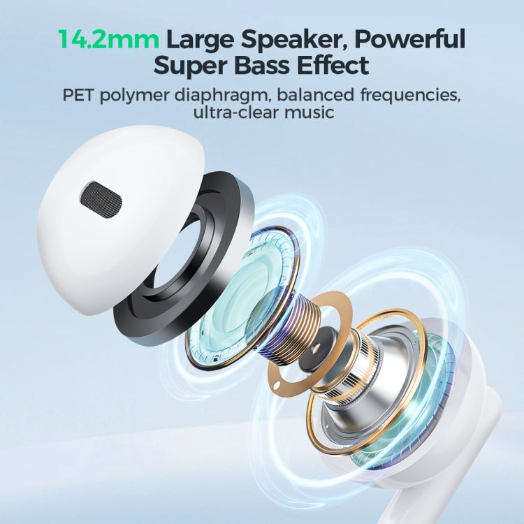 JOYROOM JR-EW01 Auricular com Fio Semi In-Ear 3.5mm, Comprimento: 1,2m, JR-EW01