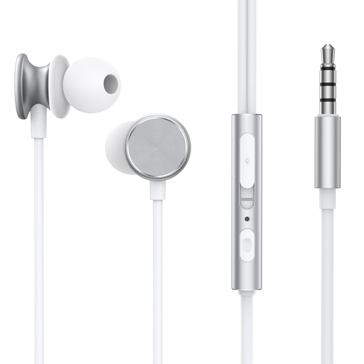 JOYROOM JR-EW03 Auricular com Fio In-Ear Metálico 3.5mm, Comprimento: 1,2m