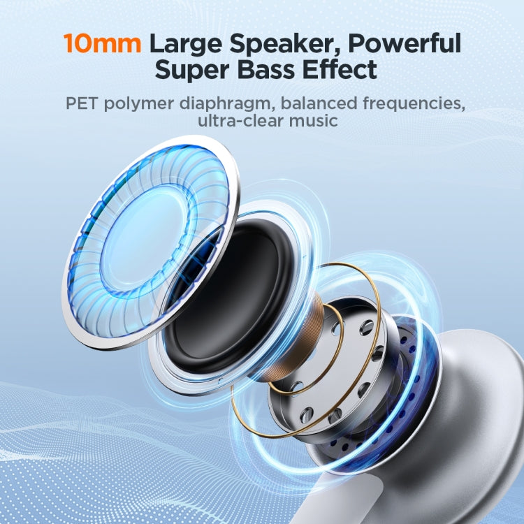 JOYROOM JR-EW03 Auricular com Fio In-Ear Metálico 3.5mm, Comprimento: 1,2m