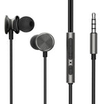 JOYROOM JR-EW03 Auricular com Fio In-Ear Metálico 3.5mm, Comprimento: 1,2m