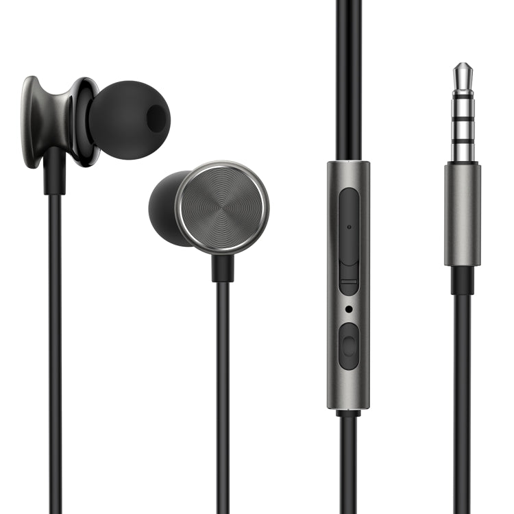 JOYROOM JR-EW03 Auricular com Fio In-Ear Metálico 3.5mm, Comprimento: 1,2m