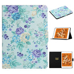 Flower Pattern Horizontal Flip Leather Case with Card Slots & Holder, For iPad Mini 2019, For iPad Mini 4 & 3 & 2 & 1
