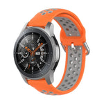 Pulseira de Substituição Desportiva Bicolor de Silicone Universal, Para Samsung Galaxy Watch 46mm / Gear S3, Para Huawei Watch GT2 / Honor Magic Watch 2 46mm