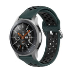 Pulseira de Substituição Desportiva Bicolor de Silicone Universal, Para Samsung Galaxy Watch 46mm / Gear S3, Para Huawei Watch GT2 / Honor Magic Watch 2 46mm