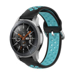 Pulseira de Substituição Desportiva Bicolor de Silicone Universal, Para Samsung Galaxy Watch 46mm / Gear S3, Para Huawei Watch GT2 / Honor Magic Watch 2 46mm