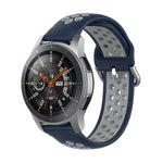 Pulseira de Substituição Desportiva Bicolor de Silicone Universal, Para Samsung Galaxy Watch 46mm / Gear S3, Para Huawei Watch GT2 / Honor Magic Watch 2 46mm