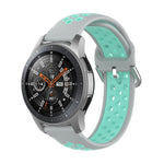 Pulseira de Substituição Desportiva Bicolor de Silicone Universal, Para Samsung Galaxy Watch 46mm / Gear S3, Para Huawei Watch GT2 / Honor Magic Watch 2 46mm