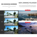 Filtro de Lente JSR GB 8 em 1 CPL ND8 ND16 ND32 ND64 STAR ND1000 NIGHT, 8 em 1 Para DJI Mavic 3 Pro