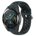 22mm Universal Sports Two Colors Silicone Replacement Strap Watchband