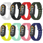 Ocean Silicone Watch Band, For Xiaomi Mi Band 8