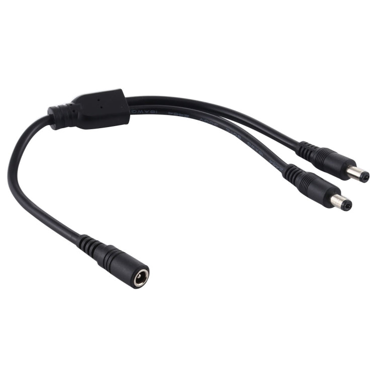 Adaptador Divisor de Energia DC Plug Fêmea para Macho 5.5 x 2.1mm, Cabo de Energia, 30cm, 70cm