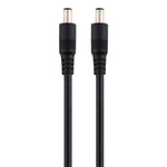 Cabo Adaptador Conector DC Plug Macho para Macho 5.5 x 2.1mm, 50cm, 1m, 1.5m