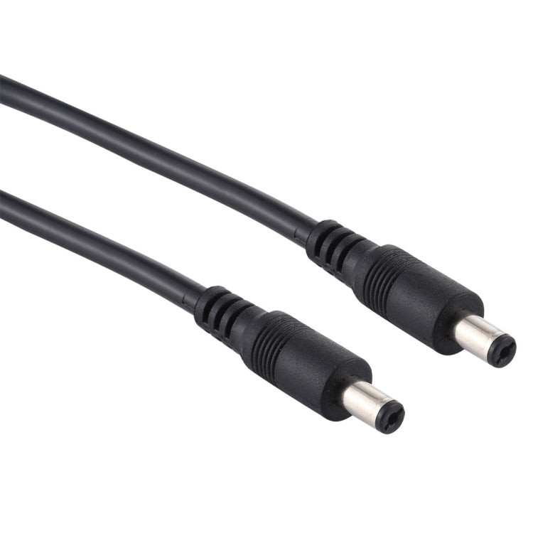 Cabo Adaptador Conector DC Plug Macho para Macho 5.5 x 2.1mm, 50cm, 1m, 1.5m