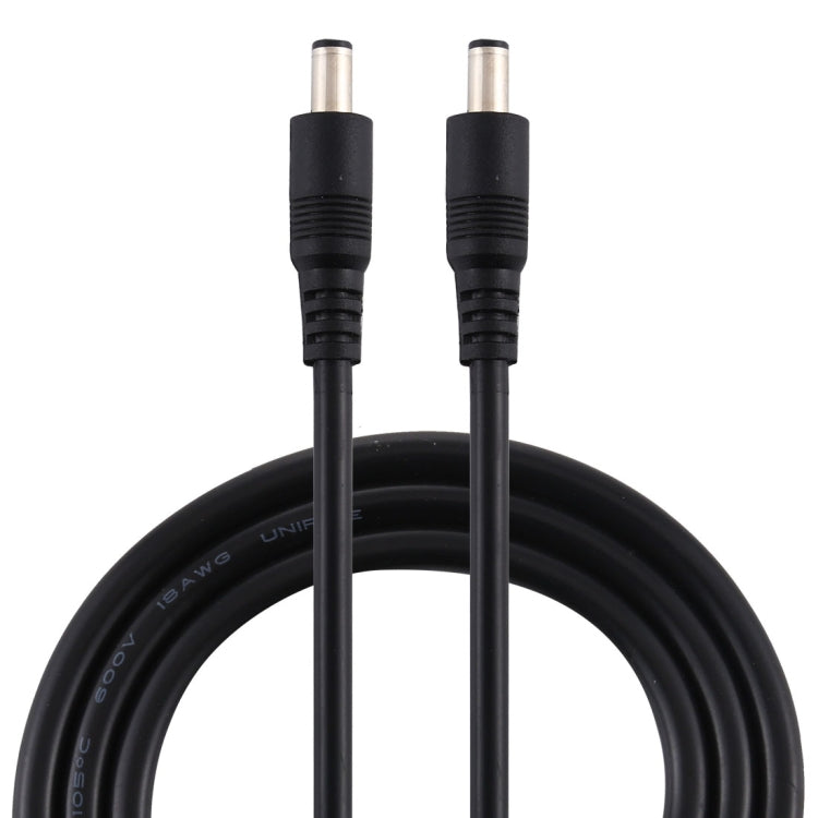 Cabo Adaptador Conector DC Plug Macho para Macho 5.5 x 2.1mm, 50cm, 1m, 1.5m