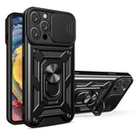 Capa de telemóvel TPU+PC com design de tampa deslizante para câmara, para iPhone 17e / 16e, para iPhone 17 Pro Max, para iPhone 17 Pro, para iPhone 17, para iPhone Air, para iPhone 16 Pro Max