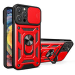 Capa de telemóvel TPU+PC com design de tampa deslizante para câmara, para iPhone 17e / 16e, para iPhone 17 Pro Max, para iPhone 17 Pro, para iPhone 17, para iPhone Air, para iPhone 16 Pro Max
