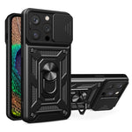 Capa de telemóvel TPU+PC com design de tampa deslizante para câmara, para iPhone 16 Pro, para iPhone 16 Plus, para iPhone 16, para iPhone 15 Pro