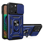Capa de telemóvel TPU+PC com design de tampa deslizante para câmara, para iPhone 16 Pro, para iPhone 16 Plus, para iPhone 16, para iPhone 15 Pro