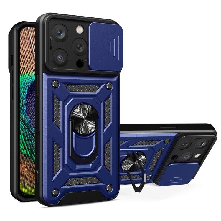 Capa de telemóvel TPU+PC com design de tampa deslizante para câmara, para iPhone 16 Pro, para iPhone 16 Plus, para iPhone 16, para iPhone 15 Pro