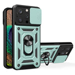 Capa de telemóvel TPU+PC com design de tampa deslizante para câmara, para iPhone 16 Pro, para iPhone 16 Plus, para iPhone 16, para iPhone 15 Pro