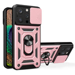 Capa de telemóvel TPU+PC com design de tampa deslizante para câmara, para iPhone 16 Pro, para iPhone 16 Plus, para iPhone 16, para iPhone 15 Pro