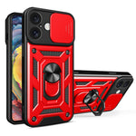 Capa de telemóvel TPU+PC com design de tampa deslizante para câmara, para iPhone 16 Pro, para iPhone 16 Plus, para iPhone 16, para iPhone 15 Pro