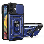 Capa de telemóvel TPU+PC com design de tampa deslizante para câmara, para iPhone 16 Pro, para iPhone 16 Plus, para iPhone 16, para iPhone 15 Pro