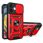 Capa de telemóvel TPU+PC com design de tampa deslizante para câmara, para iPhone 16 Pro, para iPhone 16 Plus, para iPhone 16, para iPhone 15 Pro