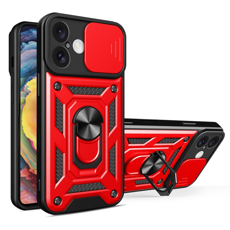 Capa de telemóvel TPU+PC com design de tampa deslizante para câmara, para iPhone 16 Pro, para iPhone 16 Plus, para iPhone 16, para iPhone 15 Pro