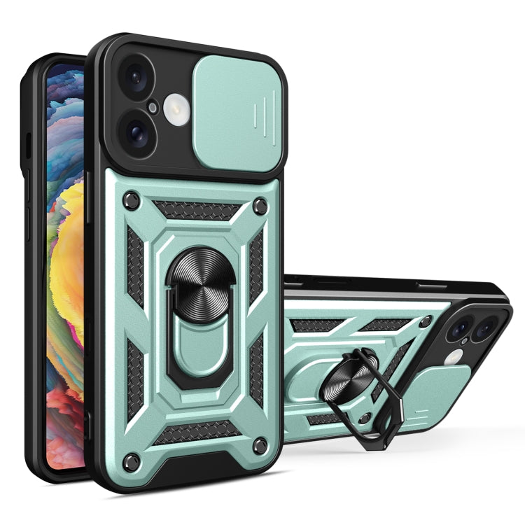 Capa de telemóvel TPU+PC com design de tampa deslizante para câmara, para iPhone 16 Pro, para iPhone 16 Plus, para iPhone 16, para iPhone 15 Pro