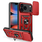 Capa de telemóvel TPU+PC com design de tampa deslizante para câmara, para iPhone 17e / 16e, para iPhone 17 Pro Max, para iPhone 17 Pro, para iPhone 17, para iPhone Air, para iPhone 16 Pro Max