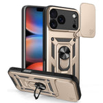 Capa de telemóvel TPU+PC com design de tampa deslizante para câmara, para iPhone 17e / 16e, para iPhone 17 Pro Max, para iPhone 17 Pro, para iPhone 17, para iPhone Air, para iPhone 16 Pro Max