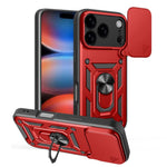Capa de telemóvel TPU+PC com design de tampa deslizante para câmara, para iPhone 17e / 16e, para iPhone 17 Pro Max, para iPhone 17 Pro, para iPhone 17, para iPhone Air, para iPhone 16 Pro Max