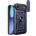 Capa de telemóvel TPU+PC com design de tampa deslizante para câmara, para iPhone 17e / 16e, para iPhone 17 Pro Max, para iPhone 17 Pro, para iPhone 17, para iPhone Air, para iPhone 16 Pro Max