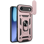 Capa de telemóvel TPU+PC com design de tampa deslizante para câmara, para iPhone 17e / 16e, para iPhone 17 Pro Max, para iPhone 17 Pro, para iPhone 17, para iPhone Air, para iPhone 16 Pro Max