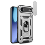 Capa de telemóvel TPU+PC com design de tampa deslizante para câmara, para iPhone 17e / 16e, para iPhone 17 Pro Max, para iPhone 17 Pro, para iPhone 17, para iPhone Air, para iPhone 16 Pro Max
