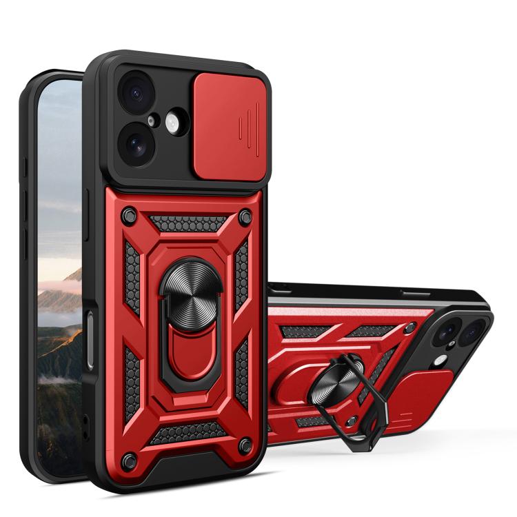 Capa de telemóvel TPU+PC com design de tampa deslizante para câmara, para iPhone 17e / 16e, para iPhone 17 Pro Max, para iPhone 17 Pro, para iPhone 17, para iPhone Air, para iPhone 16 Pro Max
