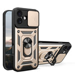 Capa de telemóvel TPU+PC com design de tampa deslizante para câmara, para iPhone 17e / 16e, para iPhone 17 Pro Max, para iPhone 17 Pro, para iPhone 17, para iPhone Air, para iPhone 16 Pro Max