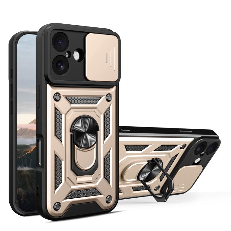 Capa de telemóvel TPU+PC com design de tampa deslizante para câmara, para iPhone 17e / 16e, para iPhone 17 Pro Max, para iPhone 17 Pro, para iPhone 17, para iPhone Air, para iPhone 16 Pro Max