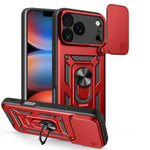 Capa de telemóvel TPU+PC com design de tampa deslizante para câmara, para iPhone 17e / 16e, para iPhone 17 Pro Max, para iPhone 17 Pro, para iPhone 17, para iPhone Air, para iPhone 16 Pro Max