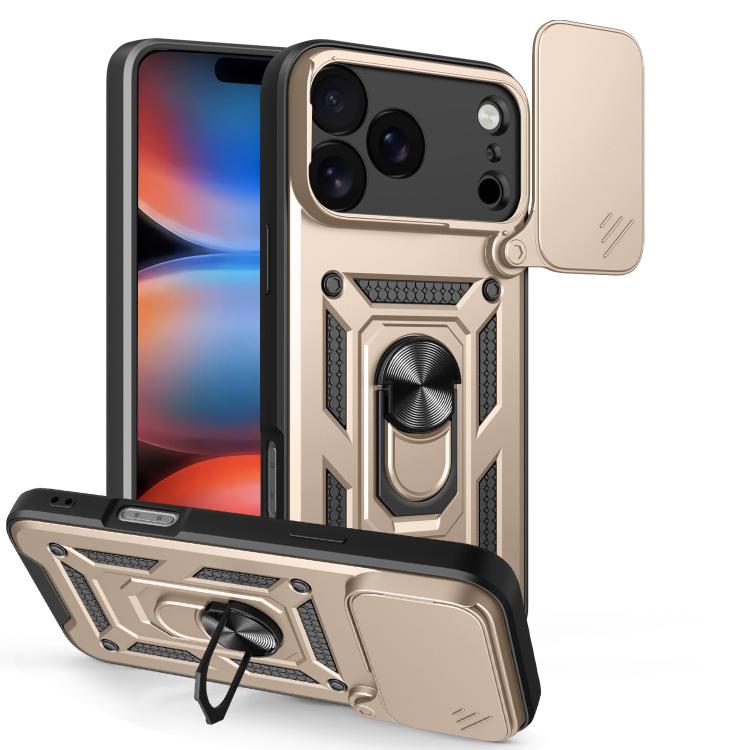 Capa de telemóvel TPU+PC com design de tampa deslizante para câmara, para iPhone 17e / 16e, para iPhone 17 Pro Max, para iPhone 17 Pro, para iPhone 17, para iPhone Air, para iPhone 16 Pro Max