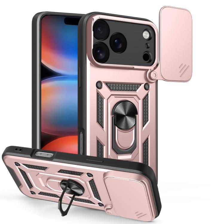 Capa de telemóvel TPU+PC com design de tampa deslizante para câmara, para iPhone 17e / 16e, para iPhone 17 Pro Max, para iPhone 17 Pro, para iPhone 17, para iPhone Air, para iPhone 16 Pro Max