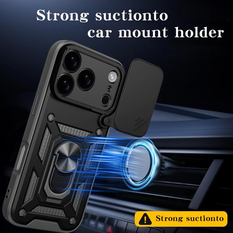 Capa de telemóvel TPU+PC com design de tampa deslizante para câmara, para iPhone 17e / 16e, para iPhone 17 Pro Max, para iPhone 17 Pro, para iPhone 17, para iPhone Air, para iPhone 16 Pro Max