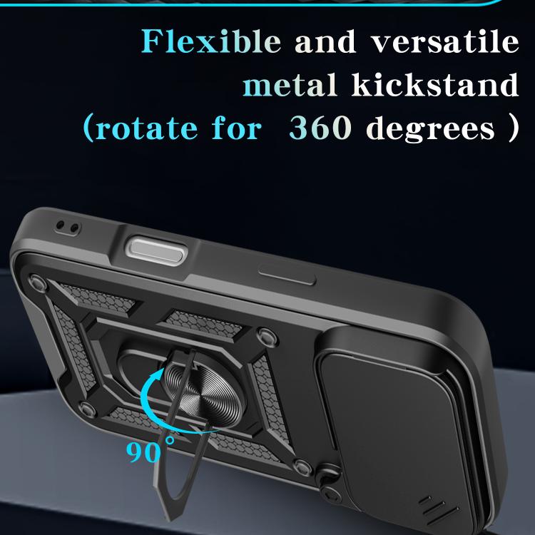 Capa de telemóvel TPU+PC com design de tampa deslizante para câmara, para iPhone 17e / 16e, para iPhone 17 Pro Max, para iPhone 17 Pro, para iPhone 17, para iPhone Air, para iPhone 16 Pro Max