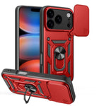 Capa de telemóvel TPU+PC com design de tampa deslizante para câmara, para iPhone 17e / 16e, para iPhone 17 Pro Max, para iPhone 17 Pro, para iPhone 17, para iPhone Air, para iPhone 16 Pro Max