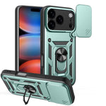 Capa de telemóvel TPU+PC com design de tampa deslizante para câmara, para iPhone 17e / 16e, para iPhone 17 Pro Max, para iPhone 17 Pro, para iPhone 17, para iPhone Air, para iPhone 16 Pro Max